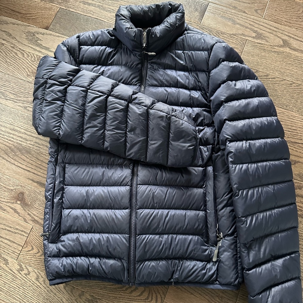 Men's Navy Down Puffer Jacket
